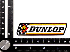 DUNLOP EMBROIDERED PATCH IRON/SEW ON ~3-5/8