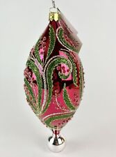 Heartfully Yours by Christopher Radko Red Wine A Christmas Ornament LTD 28/100 picture