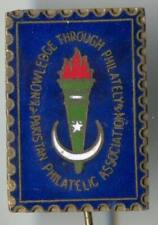 Pakistan Philatelic Association beautiful old badge superb hot enameled medal picture