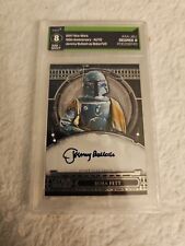 Topps 2017 Star Wars 40th Anniversary Jeremy Bulloch as Boba Fett Autograph NMmt picture
