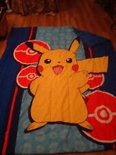 Pokemon Pikachu Quilted Twin Bedspread Comforter picture