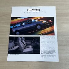 1989 Geo Metro Sales Brochure Sheet 1 Page picture