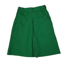 Girl Scouts Vintage 80's Knee Length Green Skirt Sz 7 picture