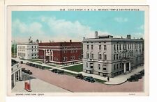 c1930s Postcard Grand Junction Co Civic Group YMCA Masonic Post Office-PP5 picture