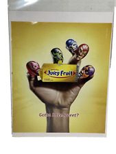 Juicy Fruit Mexican Masked Wrestler- Video Game Print Ad / Poster Promo Art 2006 picture