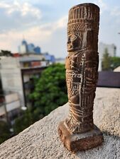Pre Columbian Toltec Clay Figure 21cm Tula Mexican Aztec Maya Ritual God Mexico picture