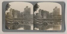 Stereoview Ireland #26 Cahir Castle County Tipperary c1910 Stereo-Travel Co picture