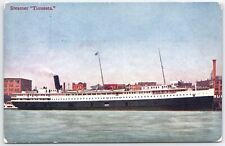 Postcard SS Tionesta Great Lakes Passenger Steamer Steamship Waterfront picture