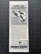 Vintage 1940 Fruehauf Trailers Print Ad picture