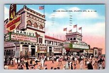 Atlantic City NJ-New Jersey, Million Dollar Pier, c1940 Vintage Postcard picture