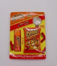 Cheetos Flamin Hot Crunchy Lip Balm Holder & Keychain Set New Sealed Ships FREE picture