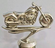 Vintage Golden Motorcycle Trophy with Eagle 11