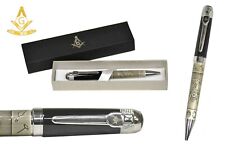 Masonic Ballpoint Pen Gift Set-Freemasons  Elegant Pen  Masonic Unique Black Ink picture