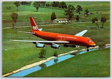 Airplane Postcard Braniff International Airlines Douglas DC8 Movifoto Back#1 EP5 picture