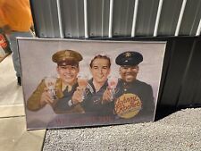 Vintage Johnny Rockets Military Servicemen Restaurant Sign Ice Cream 56