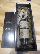1955 Baron Gaston Legrand Vieil Armagnac / Empty Bottle and Wood Box picture