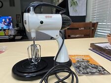Vintage retro 1950s Sunbeam Mixmaster Model 12 heavy Stand Mixer WORK- SEE VIDEO picture