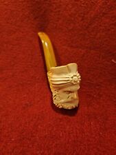 Antique Carved Meerschaum Tobacco Pipe Turkish Ottoman Sultan picture