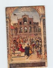 Postcard Enea Piccolomini riceve la co- rona d'alloro, Libreria del Duomo, Italy picture