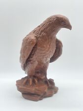 Red Mill MFG Bald Eagle Statue Hand Carved Resin #130 Vintage Figurine USA Made picture