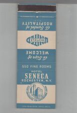 Matchbook Cover Hotel Seneca, Rochester, NY picture