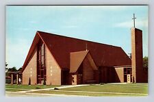 Wichita KS-Kansas, Trinity Lutheran Church, Antique Vintage Souvenir Postcard picture