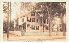 RPPC Amesbury Massachusetts The Whittier Home 1920s era picture