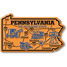Pennsylvania Giant State Magnet by Classic Magnets, 3.8