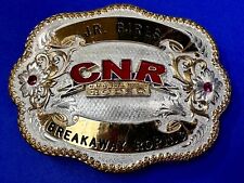 CNR Breakaway Champion Caldwell Night Rodeo Montana Silversmith PRCA Belt Buckle picture