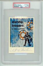 Robert A. Heinlein ~ Signed Autographed Starship Troopers ~ PSA DNA Encased picture