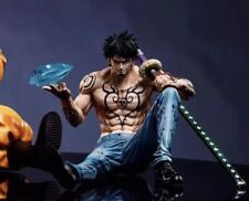 Anime One Piece Trafalgar D Water Law BT Sitting Posture PVC Figure NO BOX picture