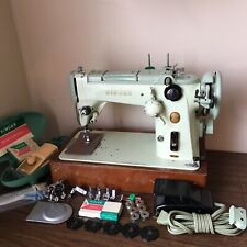 SINGER 319K Sewing Machine w/Attachments, Buttonholer And Case Sew A+ (Ruff Bed) picture