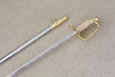 S1003 USN US NAVY NAVAL OFFICIAL COMMAND CEREMONIAL MILITARY SWORD 39.9