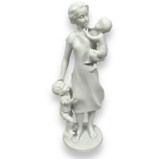 Vintage Kaiser Mother & Children Figurine White Bisque Matte Porcelain 438 E&R picture