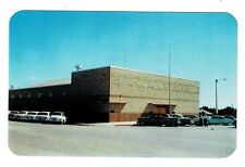 American Legion Hall, Martin, South Dakota, old cars. Vintage Postcard picture