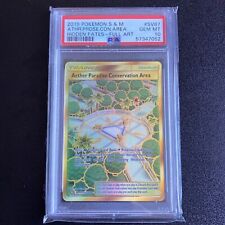 PSA 10 Aether Paradise Conservation Area SV87/SV94 Hidden Fates Pokemon Card picture