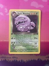 Pokemon Card Dark Weezing Team Rocket 1st Edition Rare 31/82 Near Mint Condition picture