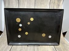 Vintage MCM Couroc of Monterey CA International Coins 15.5” x 10.5” Serving Tray picture