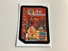 ANT JEMIMA 2007 TOPPS WACKY PACKAGES PARODY, CREATURE BARREL COUPON MONSTER BACK picture