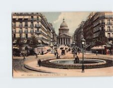 Postcard La Rue Soufflot et le Panthéon, Paris, France picture