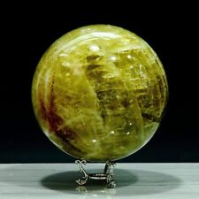 13.9lb Natural Citrine Smoky Quartz Ball Crystal Sphere Meditation Healing Gift picture