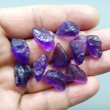 Excellent Kanela Amethyst 10 Piece Rough Size 17-18 MM Natural Amethyst Gemstone picture