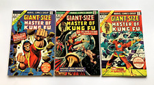 Giant-Size Master of Kung-Fu 1 2 3 Lot 1974 Shang-Chi picture