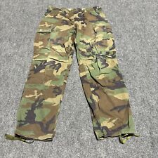 US Army Woodland Camo Cargo Pants Men's Medium Regular 34x31 Green Military A13* picture