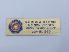 1965 Nelson Ledges Mahoning Valley Championship Races Dash Emblem Plaque SCCA picture