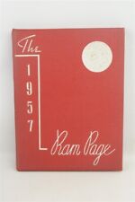 Vintage 1957 The Ram Page Brewster Vocational High School Yearbook Tampa, FL picture