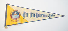 Vintage Lima Peru Flag Pennant Banner Pontificia Universidad Catolica 21