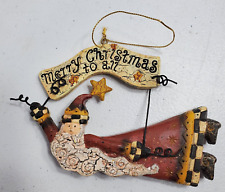 Merry Christmas To All Santa Christmas Ornament picture