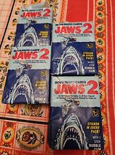 1978 Topps Jaws 2 Movie Photo Cards W/Gum 14 Packs  picture