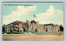 East Toledo OH-Ohio, Morrison W. Waite High School, Vintage c1912 Postcard picture